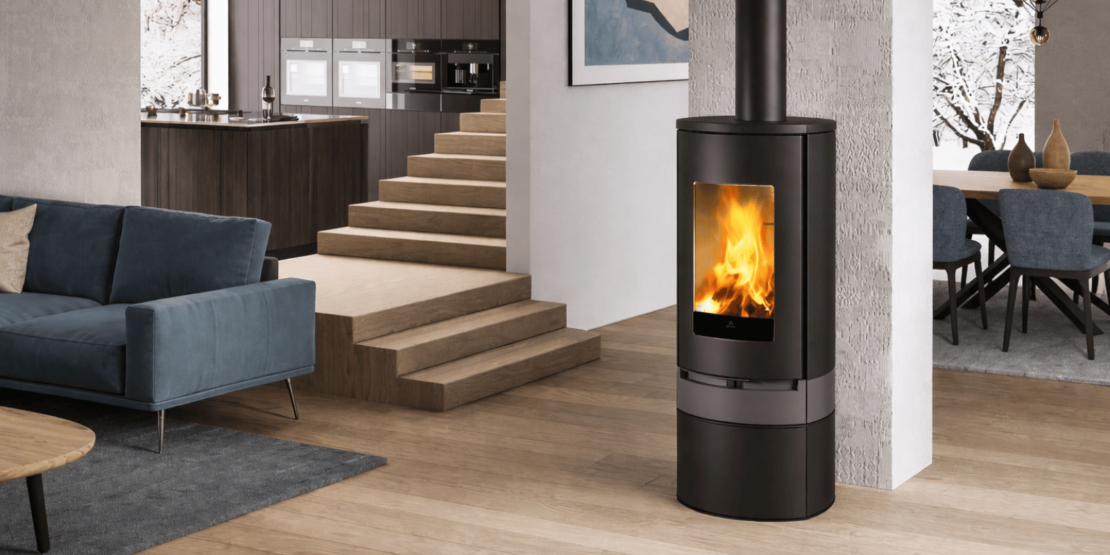 Camini e stufe inveruno e cuggiono